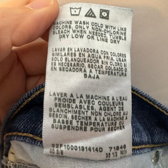 Wrangler Authentics Men’s Straight Leg Classic Fit Dark Wash Jeans 38x36 - Picture 6 of 6